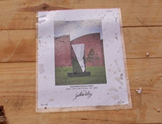 Montaje Muestra Gustavo Vélez - Pietrasanta 2013